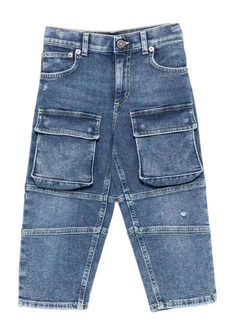 Jeans con tasche applicate DONDUP KIDS | DMPA177.C.DS0394999